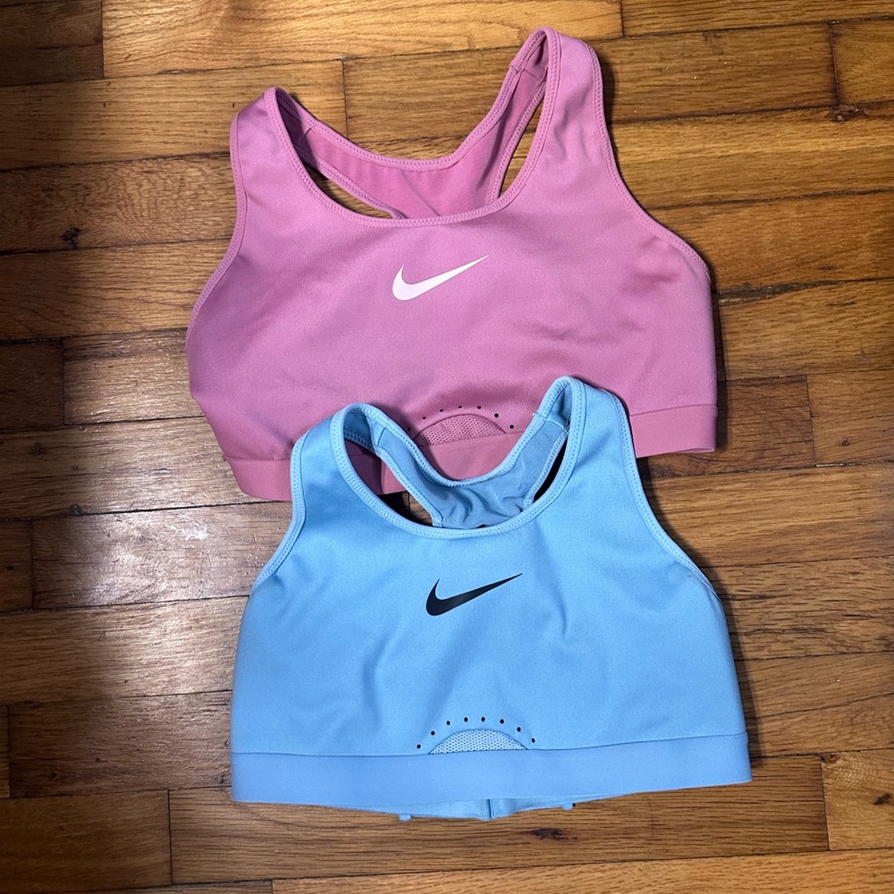 Nike Light Blue Dri-FIT Sports Bra